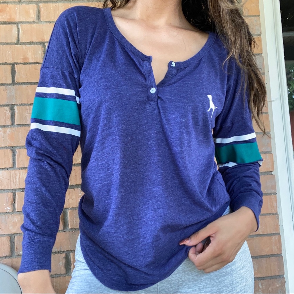 Pink long sleeve top
